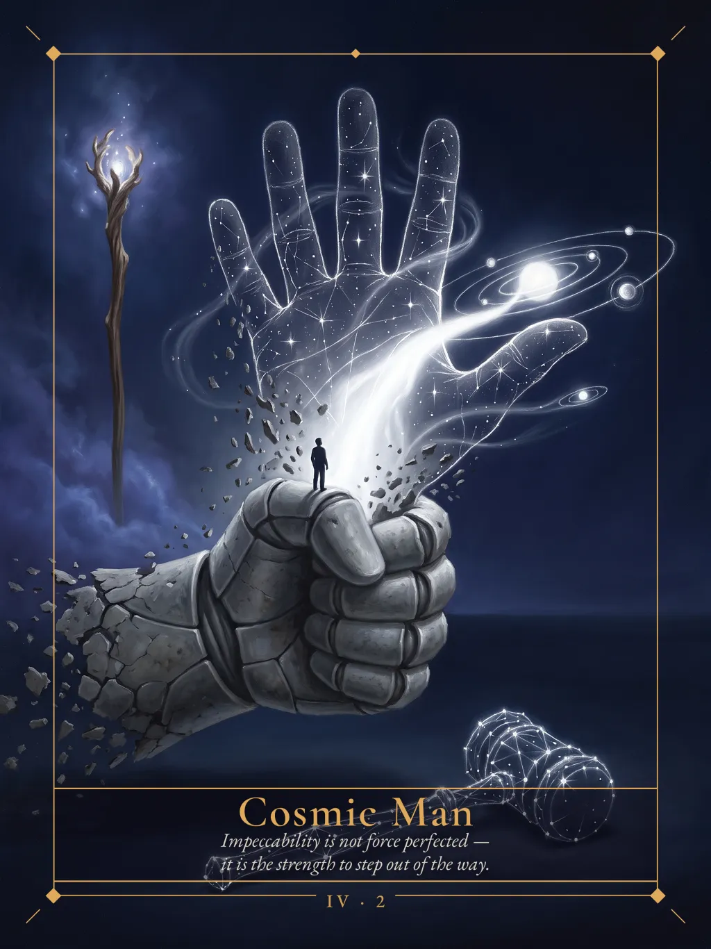 Cosmic Man card art