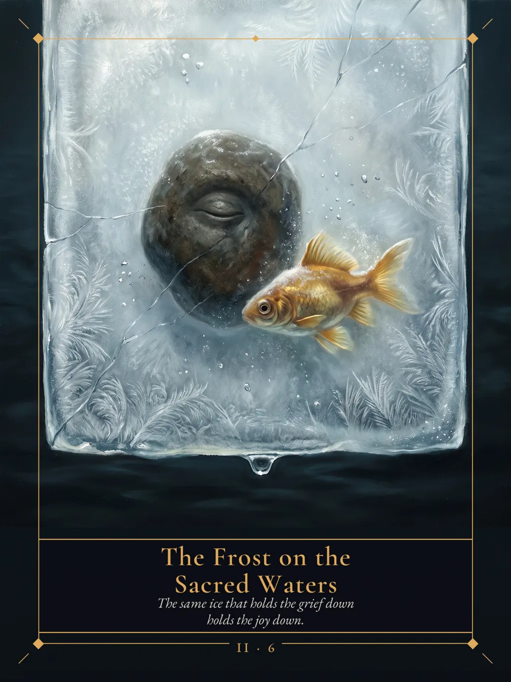 The Frost on the Sacred Waters card art