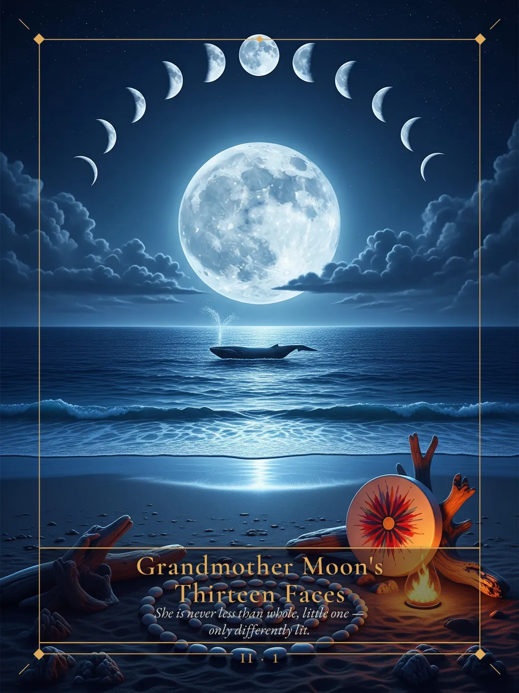 Grandmother Moon's Thirteen Faces card art