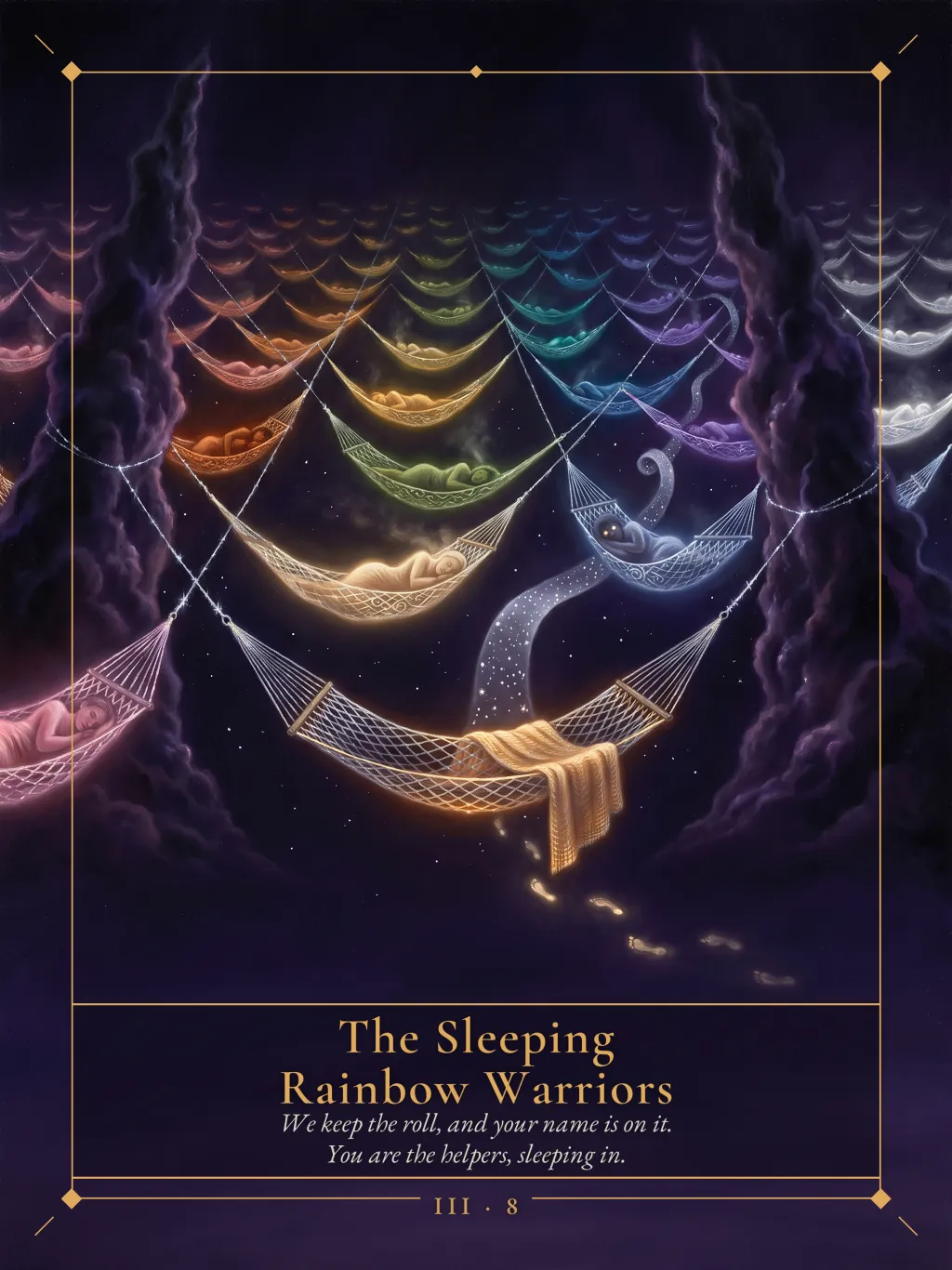 The Sleeping Rainbow Warriors card art
