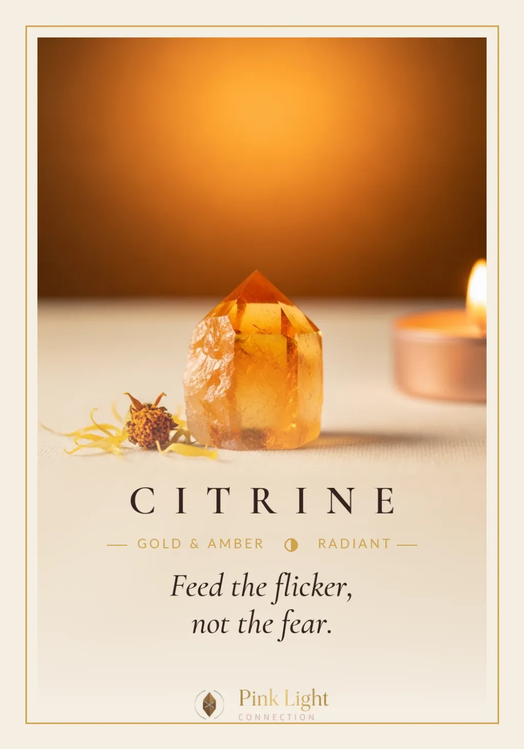 Citrine card art