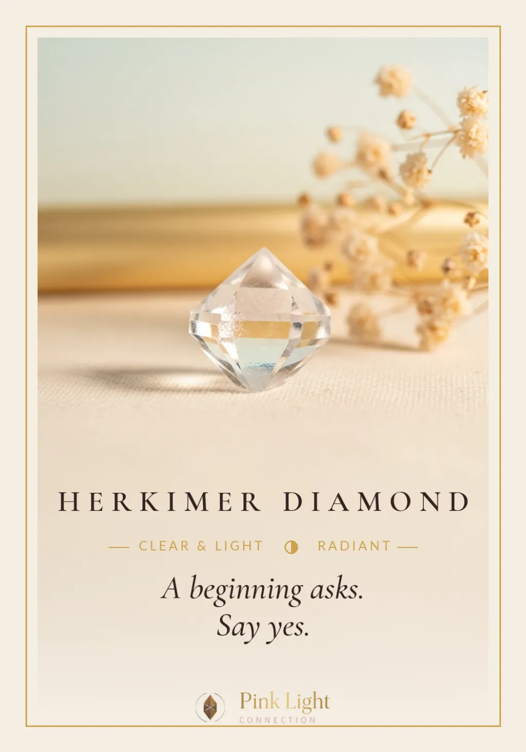 Herkimer Diamond card art