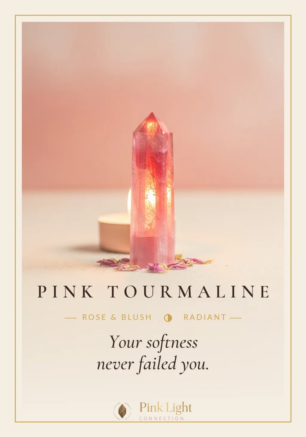 Pink Tourmaline card art
