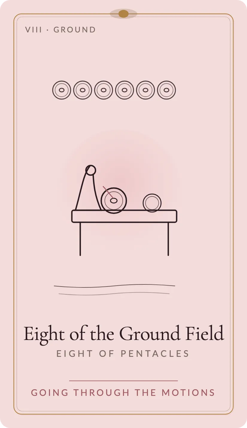Eight of the Ground Field card art