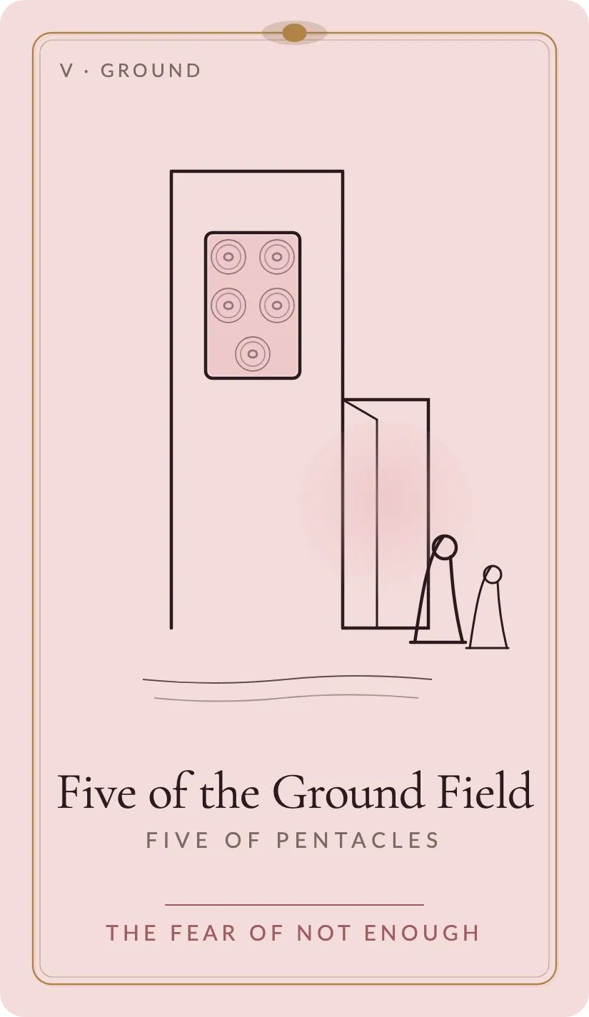 Five of the Ground Field card art