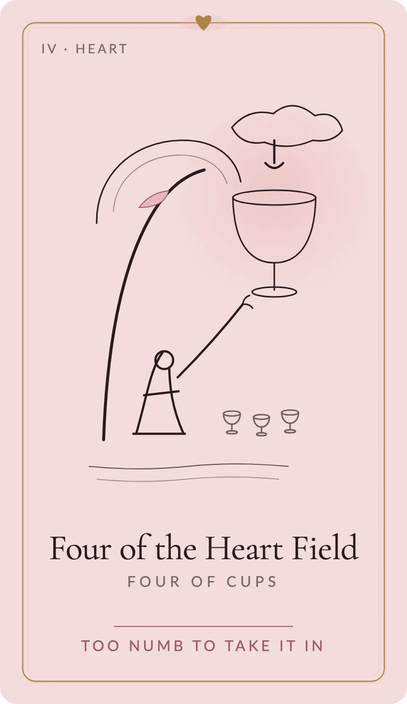 Four of the Heart Field card art