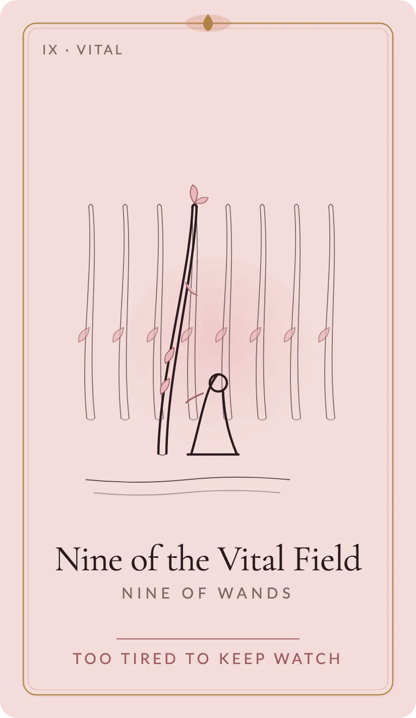 Nine of the Vital Field card art
