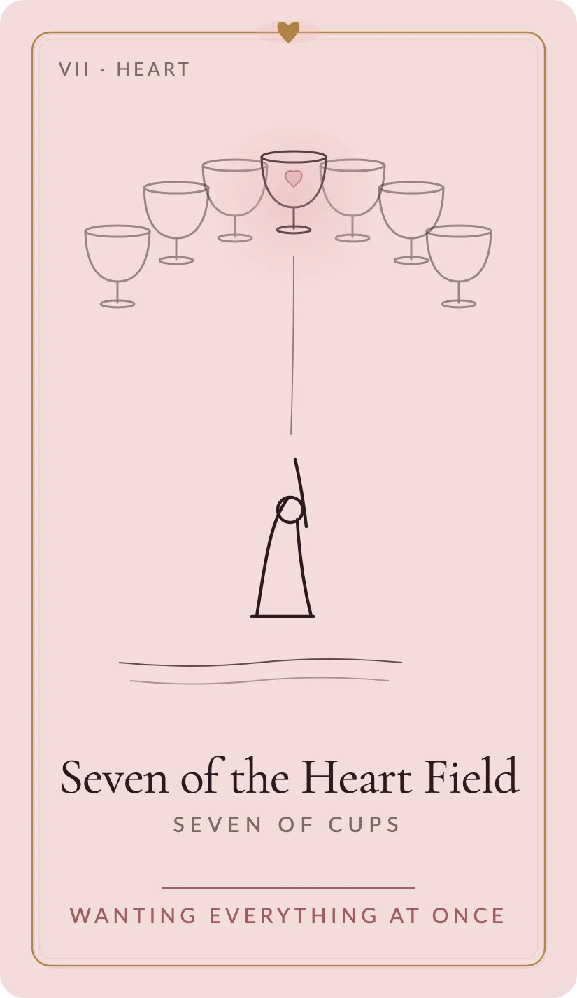 Seven of the Heart Field card art