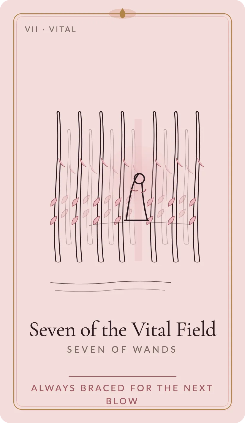 Seven of the Vital Field card art