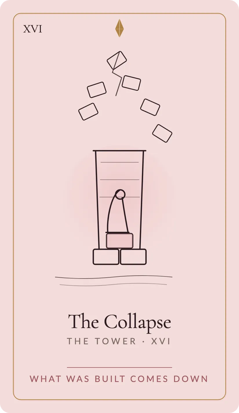 The Collapse card art