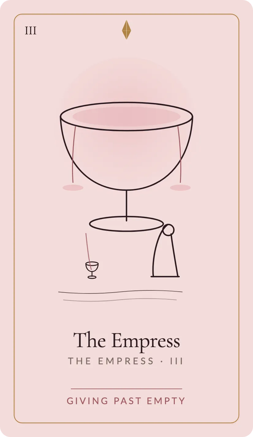 The Empress card art