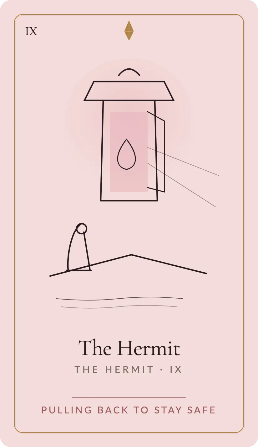 The Hermit card art