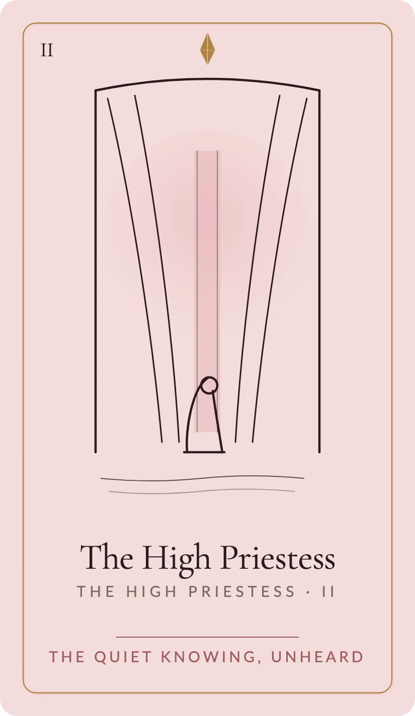 The High Priestess card art