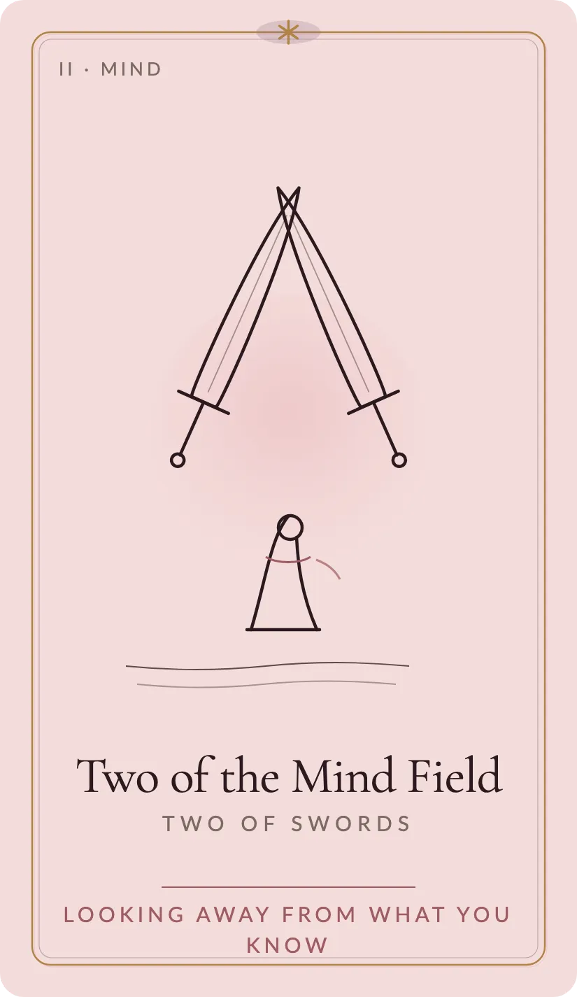Two of the Mind Field card art