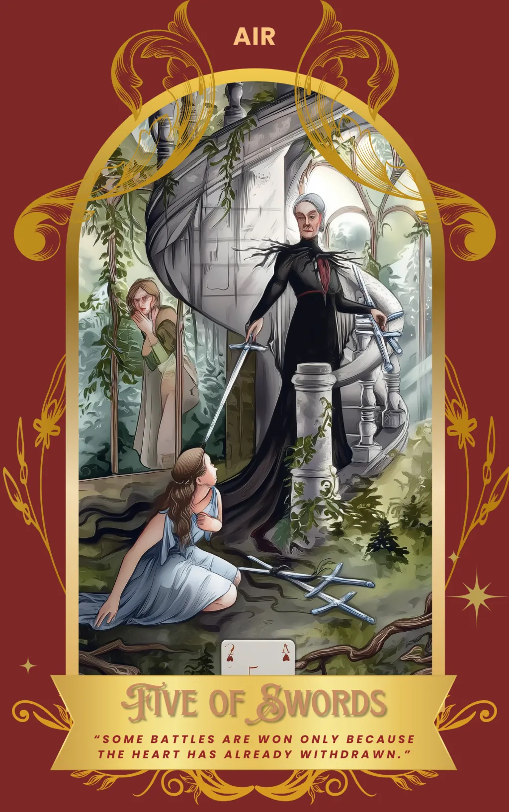 Five of Swords card art