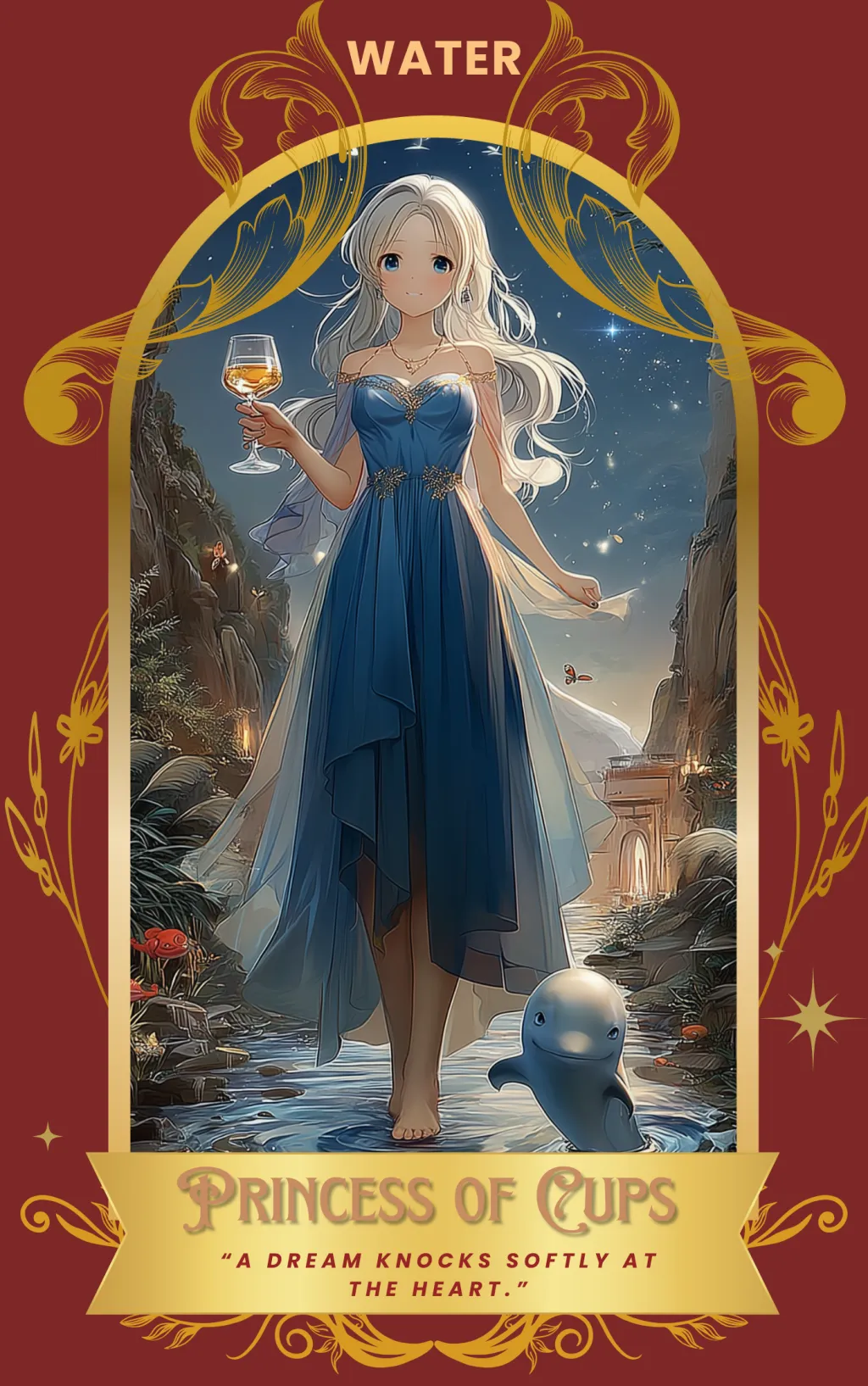 Princess of Cups card art