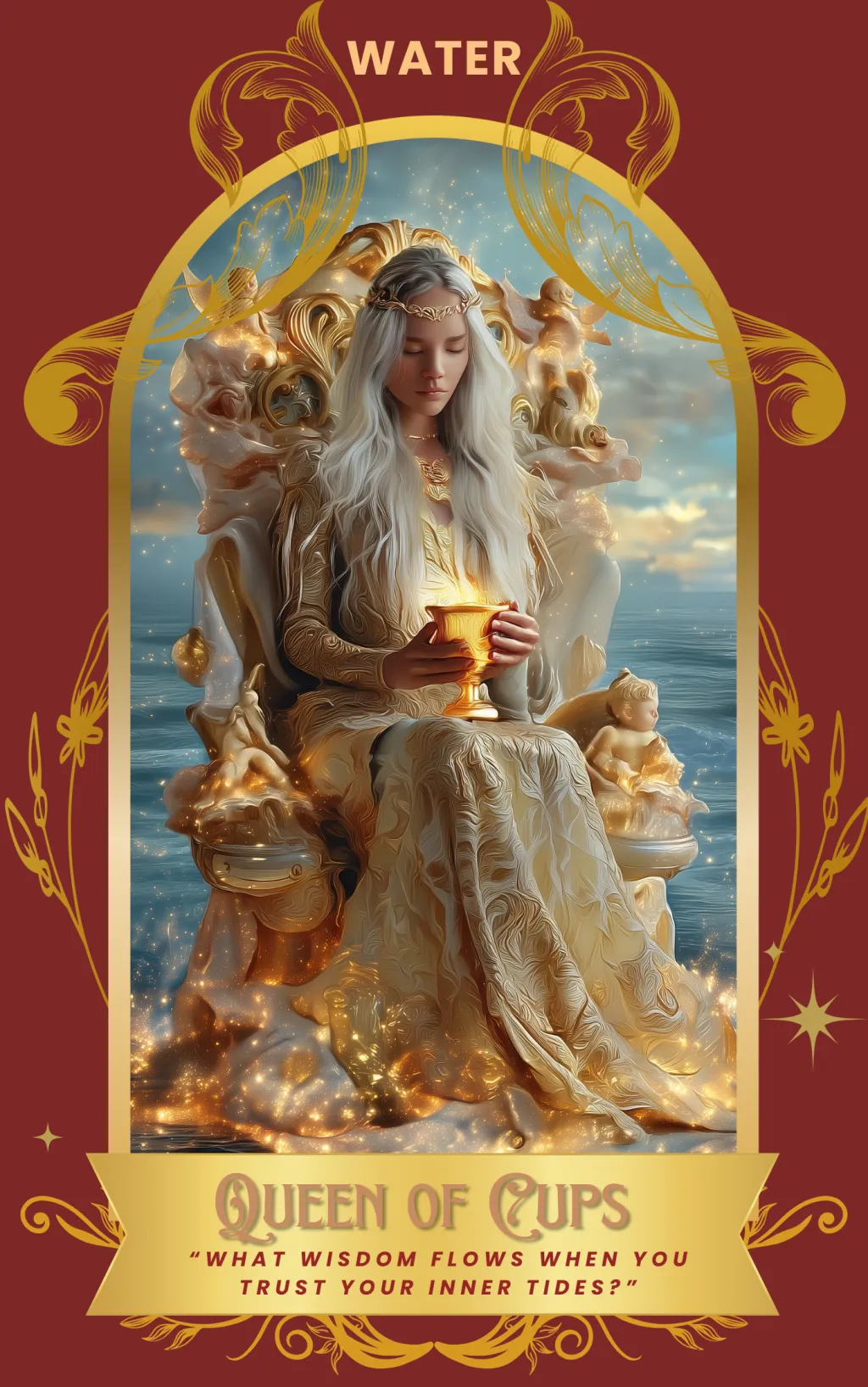 Queen of Cups card art