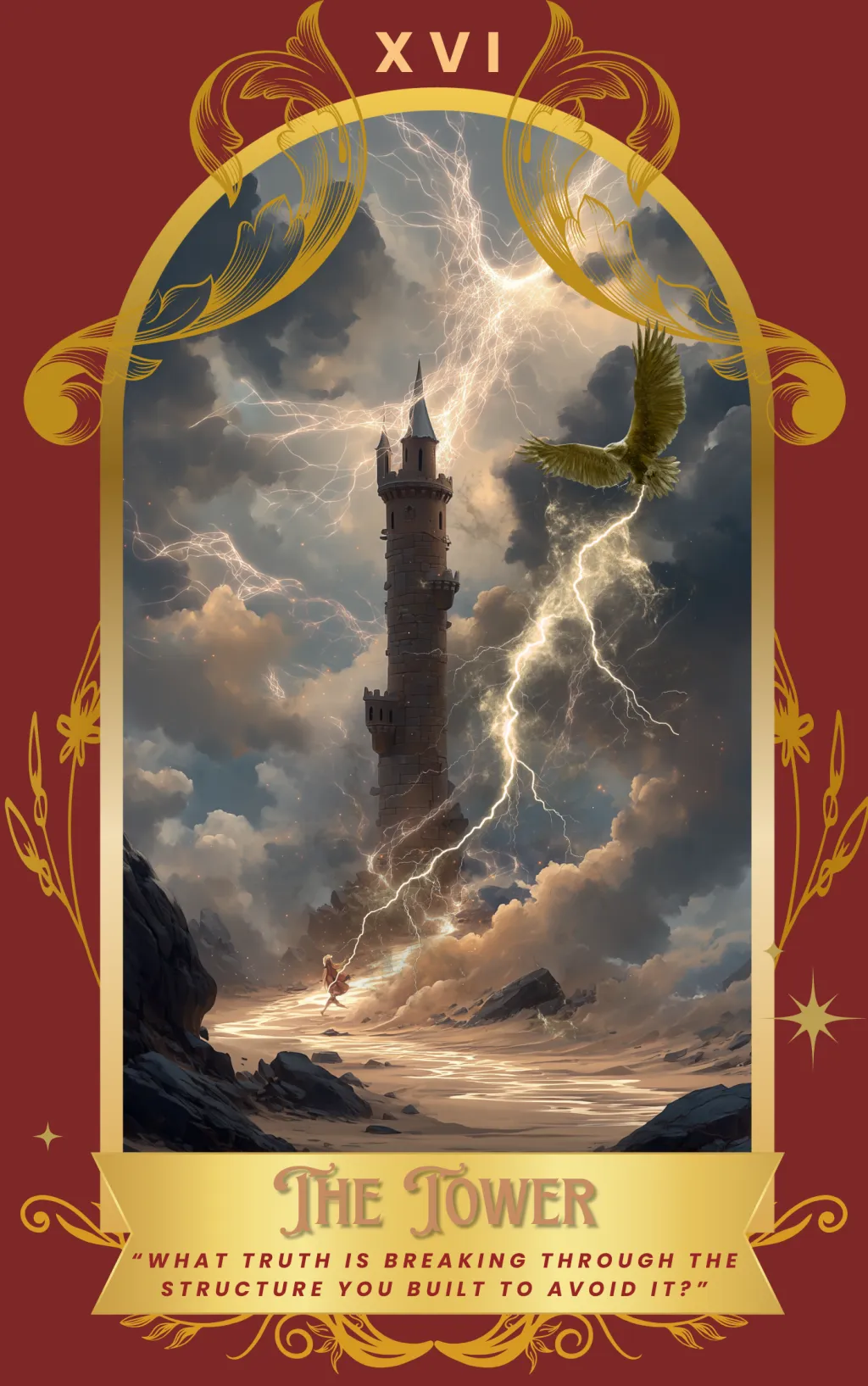 The Tower card art