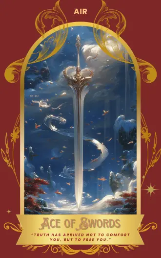 Ace of Swords card art