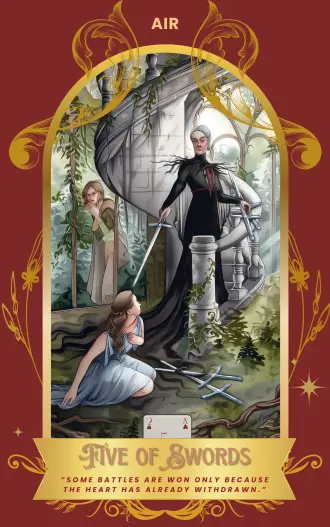Five of Swords card art