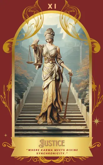 Justice card art