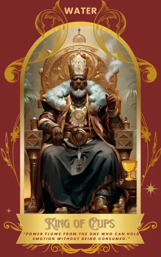 King of Cups card art