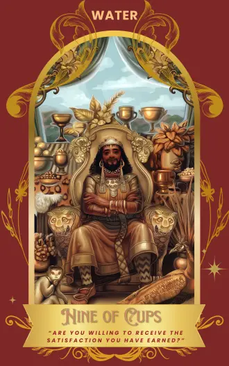 Nine of Cups card art