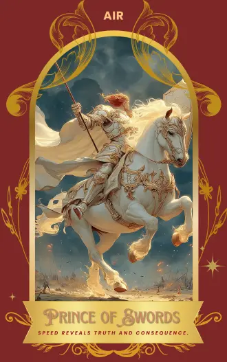 Prince of Swords card art