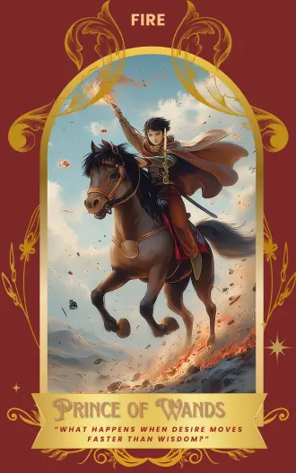 Prince of Wands card art