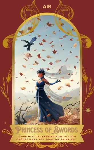 Princess of Swords card art
