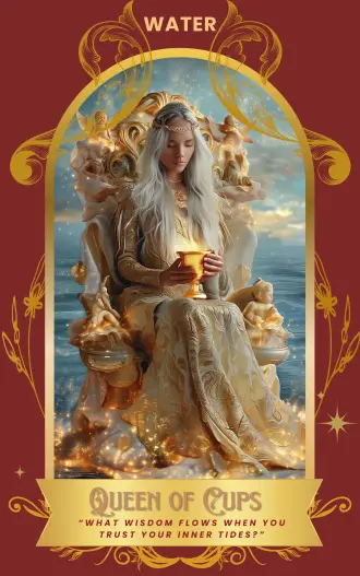 Queen of Cups card art