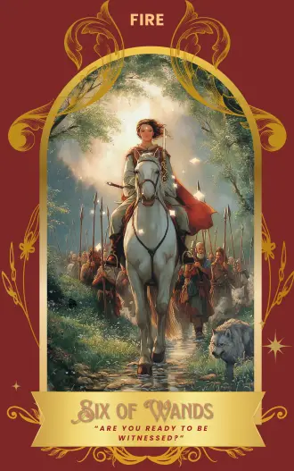 Six of Wands card art