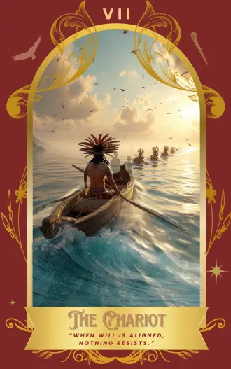 The Chariot card art