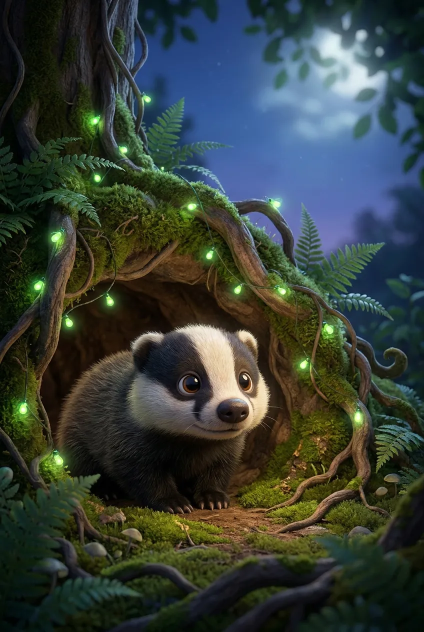 Badger card art