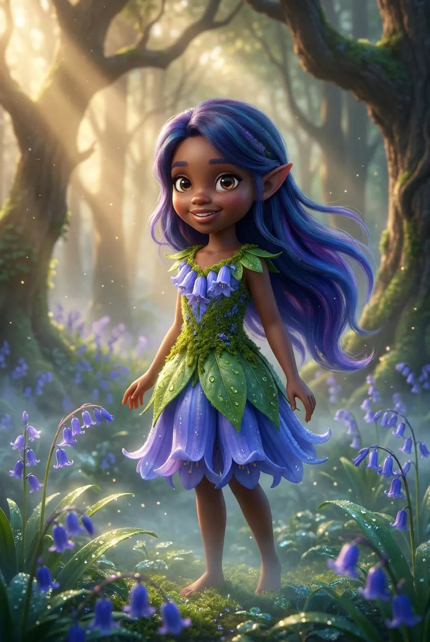 Bluebell Girl card art