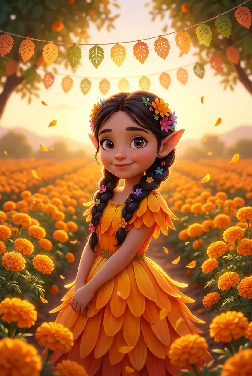 Marigold Girl card art