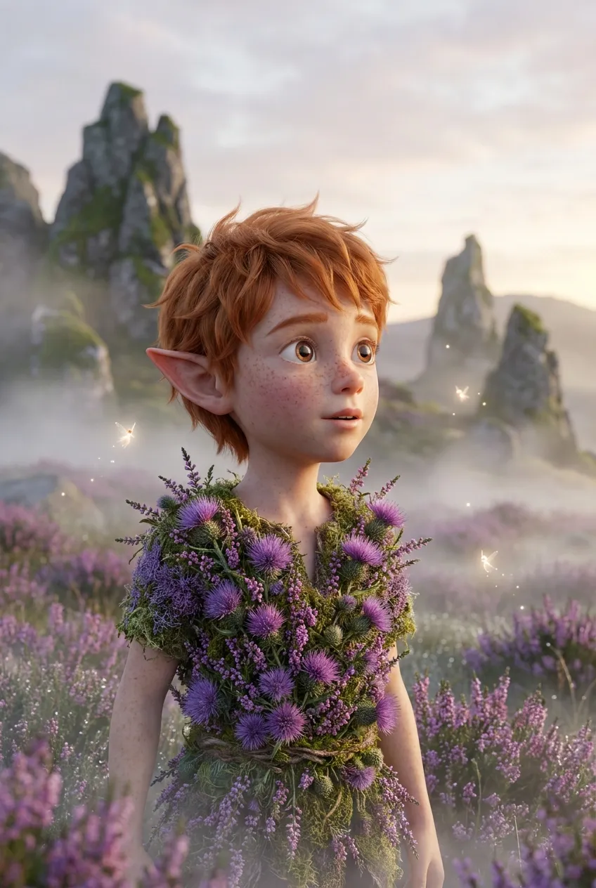 Thistle Boy card art