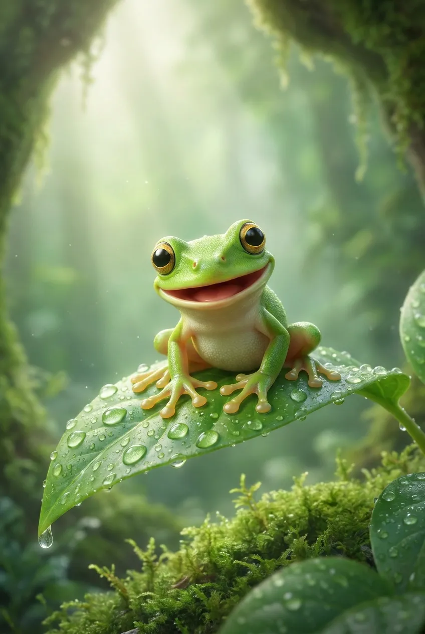 Tree Frog card art